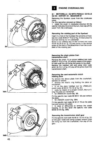 Manuels d'atelier Benelli Moto Guzzi 50 et 125 2temps { {{ Docautomoto }}