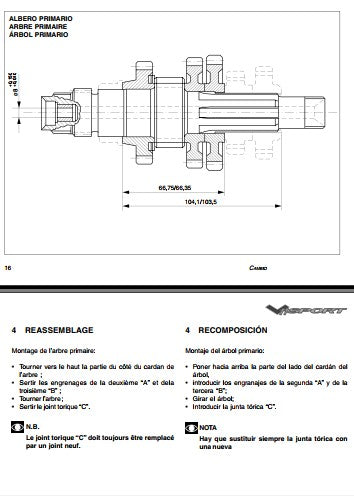 manuel de réparation Moto Guzzi V11 Sport 1999 2003 { {{ Docautomoto }}