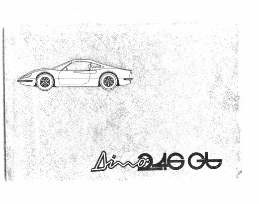 Manuel d'atelier ferrari Dino 246 { {{ Docautomoto }}
