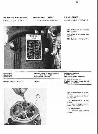 manuel d'entretien Ferrari 330 365 GTC { {{ Docautomoto }}