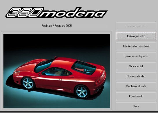 Manuel d'atelier Ferrari Modena { {{ Docautomoto }}