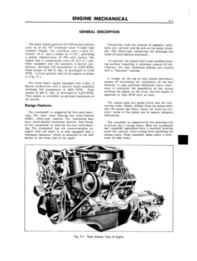 Manuel d'atelier Cadillac 1959 à 1967 { {{ Docautomoto }}