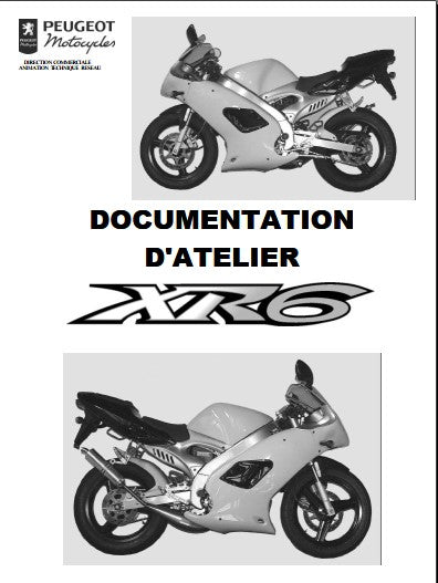manuel d'atelier Peugeot 50 XR6 { {{ Docautomoto }}