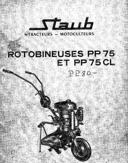 Documentation technique motoculteurs Staub { {{ Docautomoto }}