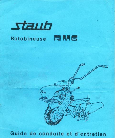 Documentation technique motoculteurs Staub { {{ Docautomoto }}