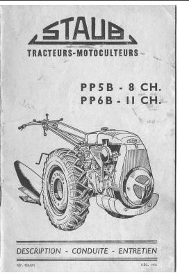 Documentation technique motoculteurs Staub { {{ Docautomoto }}
