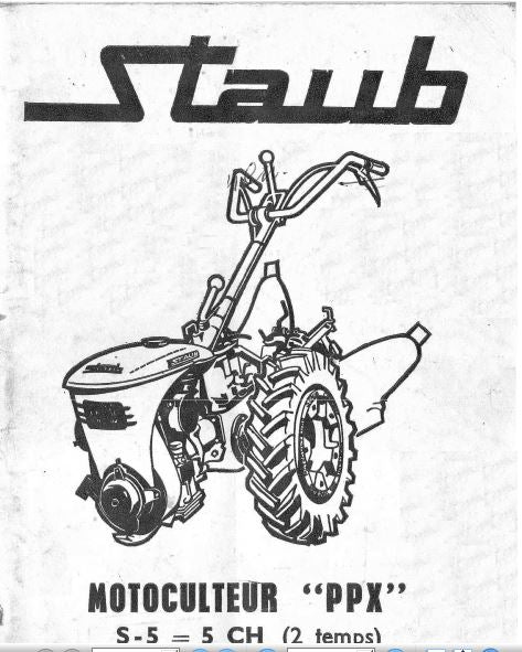 Documentation technique motoculteurs Staub { {{ Docautomoto }}
