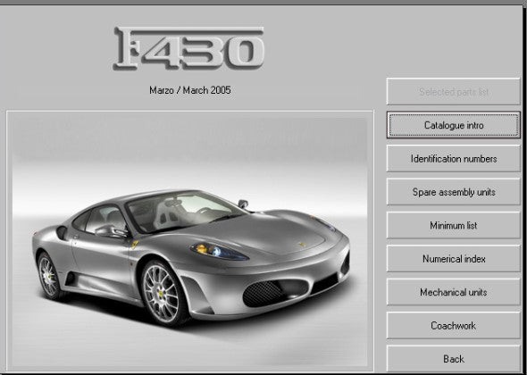 Manuel d'atelier Ferrari F 430 2004 2009 { {{ Docautomoto }}