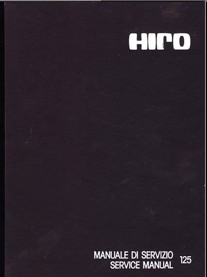 manuel d'atelier moteur Hiro 125 { {{ Docautomoto }}