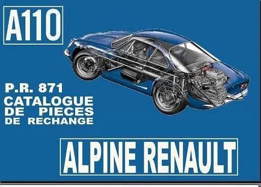 manuels d'atelier Alpine Renault A110 Berlinette DocAutoMoto