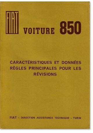 manuel d'atelier Fiat 850 { {{ Docautomoto }}