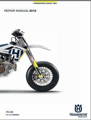 Manuel d'atelier Husqvarna 450 FS 2018 AUTHENTIQU'ERE
