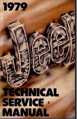 Manuel d'atelier Jeep CJ Wagoneer Cherokee chief 1979 { {{ Docautomoto }}