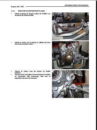 Manuel d'atelier Aprilia 450 650 RXV SXV en français { {{ Docautomoto }}