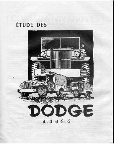 manuel d'atelier Dodge WC 4x4 et 6x6 { {{ Docautomoto }}