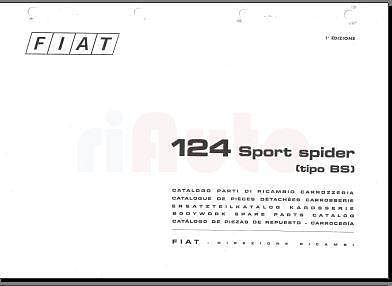 manuel d'atelier Fiat 124 Sport spider { {{ Docautomoto }}