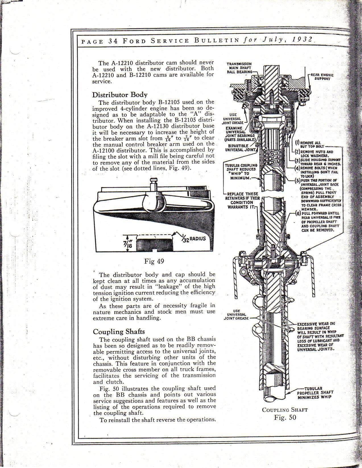 manuel d atelier Ford 1932 V8 et 4 cylindres { {{ Docautomoto }}