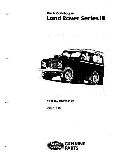 Manuel d'atelier Land Rover séries 3 { {{ Docautomoto }}
