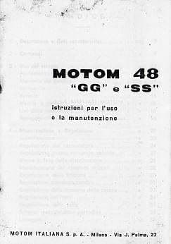 Manuels d'utilisation Motom 48 51 { {{ Docautomoto }}