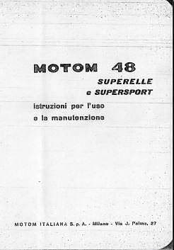 Manuels d'utilisation Motom 48 51 { {{ Docautomoto }}