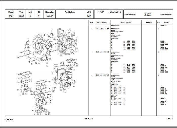 Manuels d'atelier Porsche 356 ABC { {{ Docautomoto }}