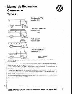 manuels d'atelier Volkswagen Combi { {{ Docautomoto }}