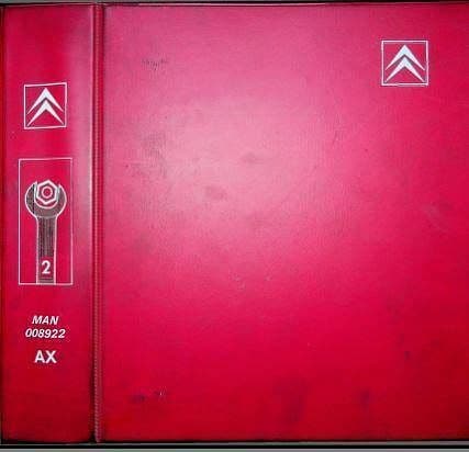 Manuels d'atelier Citroën AX { {{ Docautomoto }}