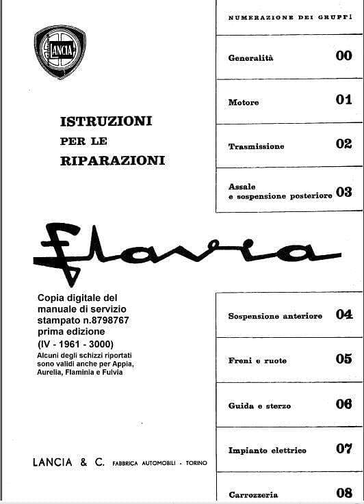 Manuels d'atelier Lancia Fulvia en français { {{ Docautomoto }}