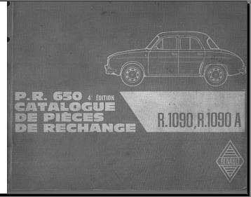 Manuels d'atelier et de réparation Renault dauphine { {{ Docautomoto }}