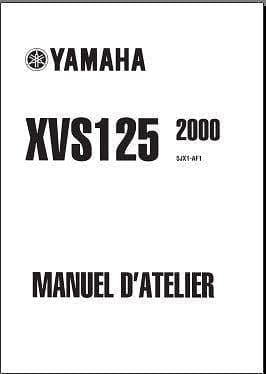 Manuel d'atelier Yamaha XVS 125 { {{ Docautomoto }}