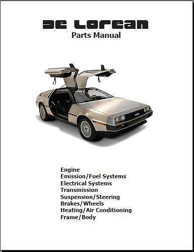 manuels d'atelier De Lorean { {{ Docautomoto }}