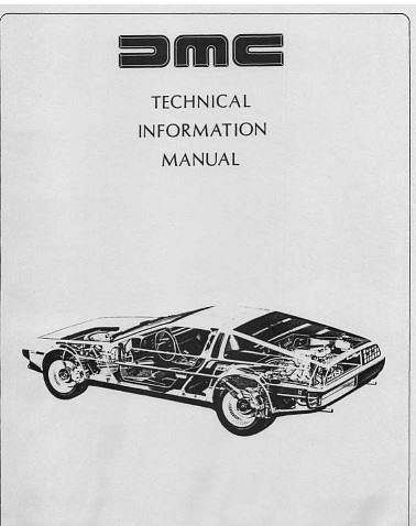 manuels d'atelier De Lorean { {{ Docautomoto }}
