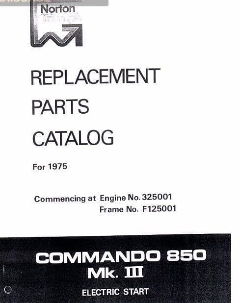 manuels d'atelier Norton Commando { {{ Docautomoto }}