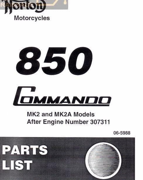 manuels d'atelier Norton Commando { {{ Docautomoto }}