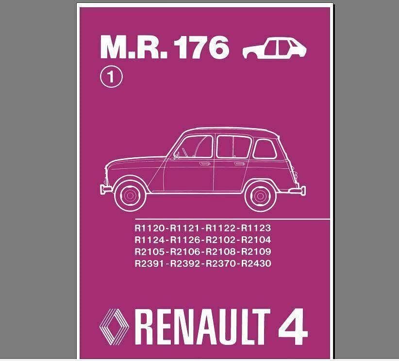 manuels d'atelier et de réparation Renault 4l dont Sinpar Rodeo et Plein Air { {{ Docautomoto }}