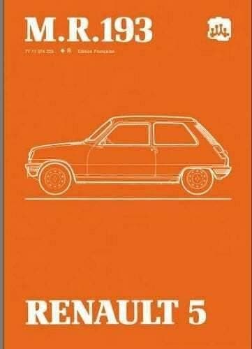 Manuels d'atelier Renault 5 dont Alpine et Alpine Turbo { {{ Docautomoto }}