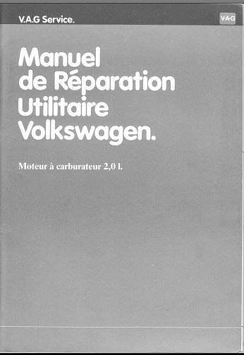 Manuel d'atelier Volkswagen transporter T3 { {{ Docautomoto }}