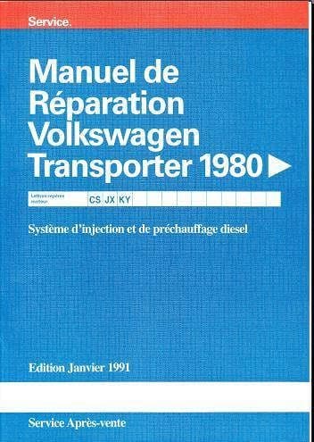 Manuel d'atelier Volkswagen transporter T3 { {{ Docautomoto }}