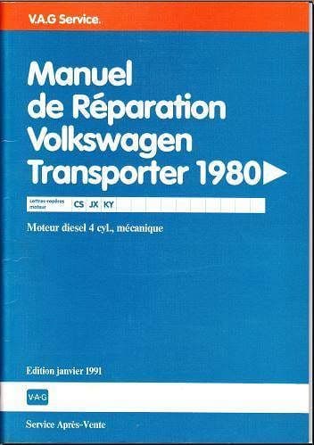 Manuel d'atelier Volkswagen transporter T3 { {{ Docautomoto }}