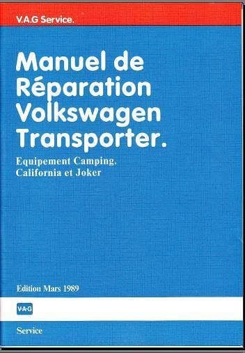 Manuel d'atelier Volkswagen transporter T3 { {{ Docautomoto }}