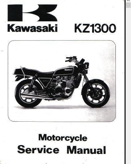 Manuel d'atelier Kawasaki Z1300 6 AUTHENTIQU'ERE