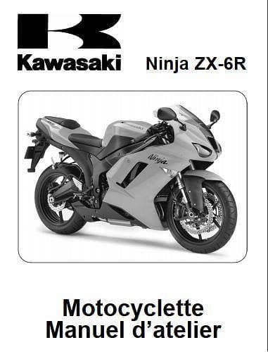 Manuel d'atelier Kawasaki Zx 6r 2007 2008 AUTHENTIQU'ERE
