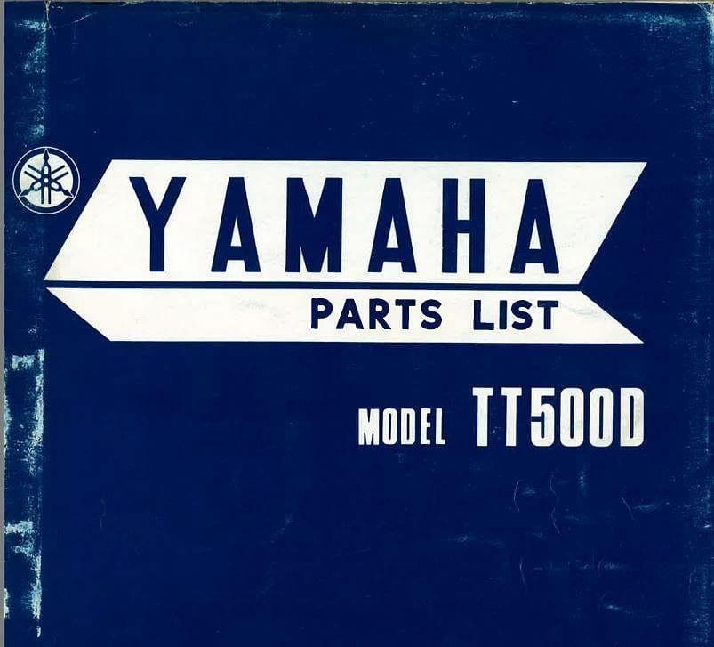 manuels d'atelier Yamaha XT500 SR 500 TT500 { {{ Docautomoto }}