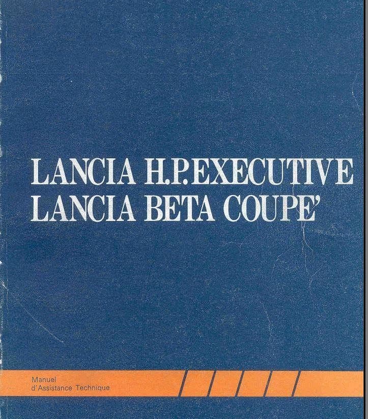 Manuels d'atelier Lancia Beta { {{ Docautomoto }}