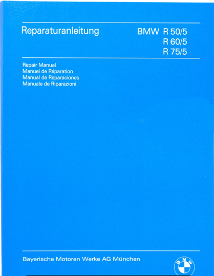 manuels d'atelier BMW R50/5 R60/5 R75/5 { {{ Docautomoto }}