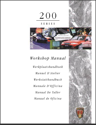 manuels d'atelier Rover 200 400 { {{ Docautomoto }}