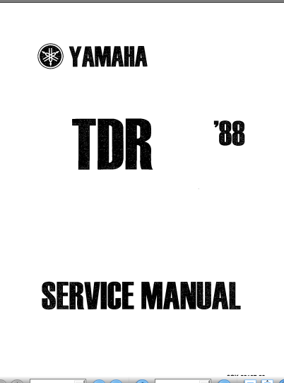 manuel d'atelier Yamaha 240 TDR et 250 TZR { {{ Docautomoto }}