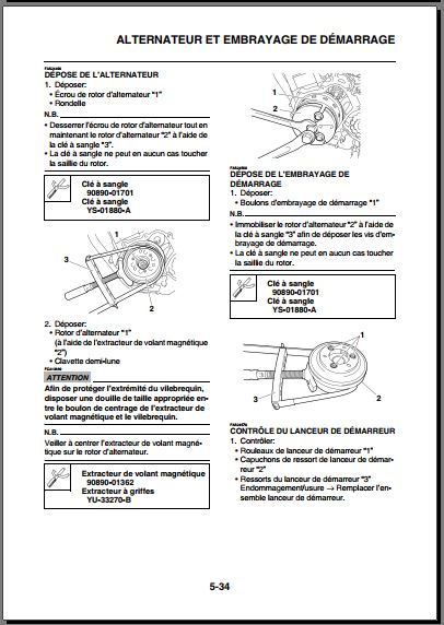 Manuel d'atelier Yamaha MT 125 2015 { {{ Docautomoto }}