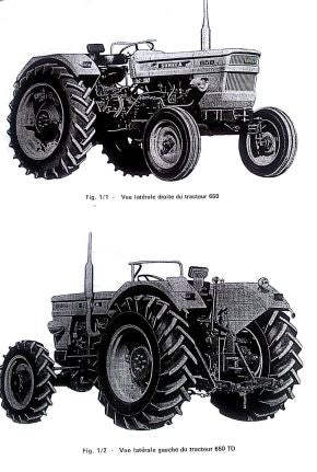 Manuel d'atelier tracteur Someca 650 { {{ Docautomoto }}