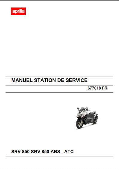 Manuel de réparation scooter Aprilia SRV 850 2012 { {{ Docautomoto }}
